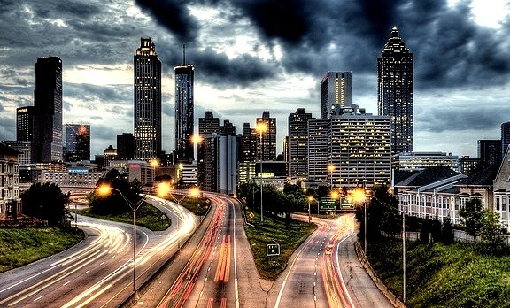 Atlanta - the capital city of Georgia, United States.