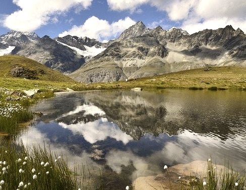 by pierre hanquin on Flickr.View towards Obergabelhorn 4063m - Zermatt, Swiss Alps.