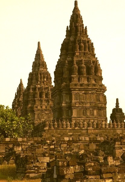 Candi Prambanan, the largest hindu temple in Indonesia