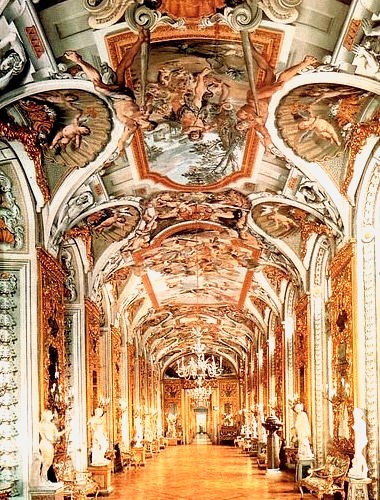 Gallery of the Mirrors at Palazzo Doria Pamphilj in Rome, Italy