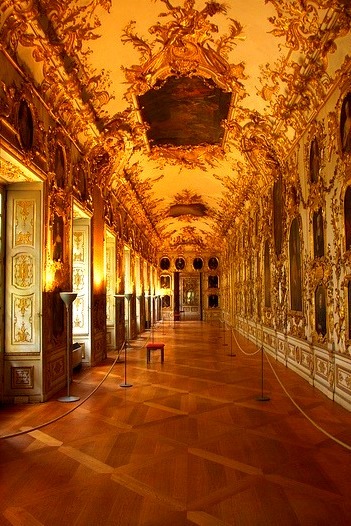 The Ancestral Gallery at the Munich Residenz, Germany