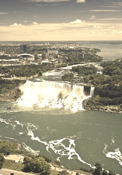 The US side of Niagara Falls